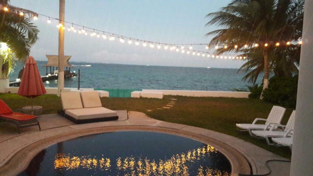 Bella Casa Privada Junto Al Mar Caribe Villa Cancún Exterior foto